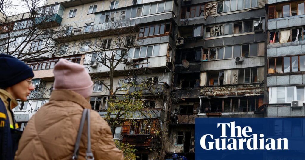 Russian drone attack on Kyiv leaves three people dead and dozens wounded, mayor says | Ukraine Russian drone attack on Kyiv leaves three people dead and dozens wounded, mayor says | Ukraine
