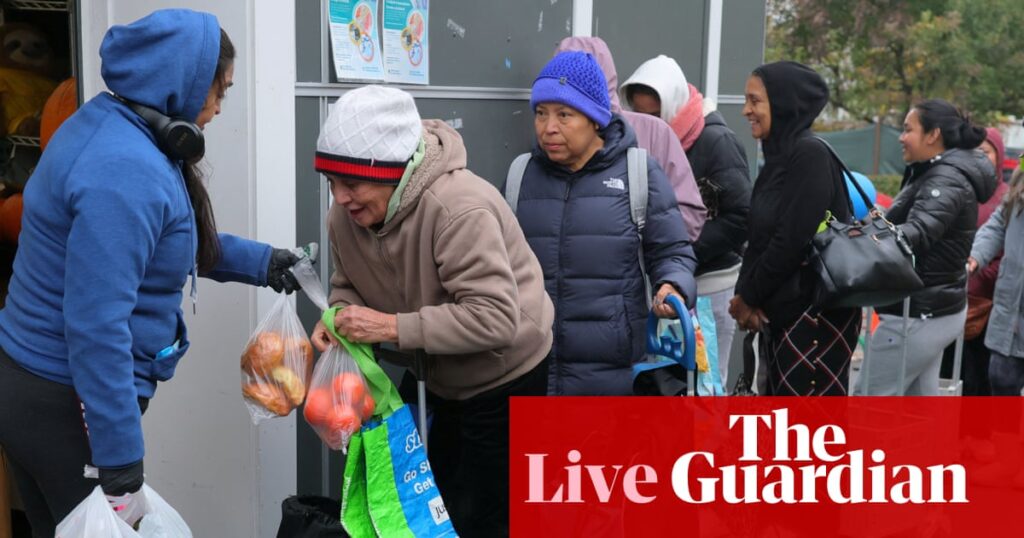Top Senate Democrat blames ‘heartless’ Trump for food aid being cut off – US politics live | Donald Trump
