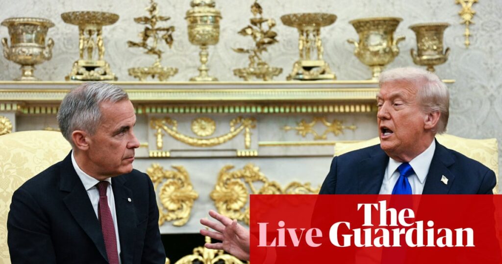 Trump accuses Canada of attempting to influence US supreme court with anti-tariff advertising campaign – live | Trump administration
