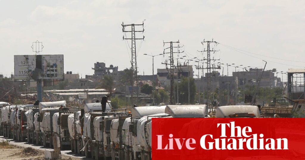 Trump says Hamas must disarm ‘or we will disarm them’ as Netanyahu says news on remaining hostages expected ‘within hours’ – live | Israel