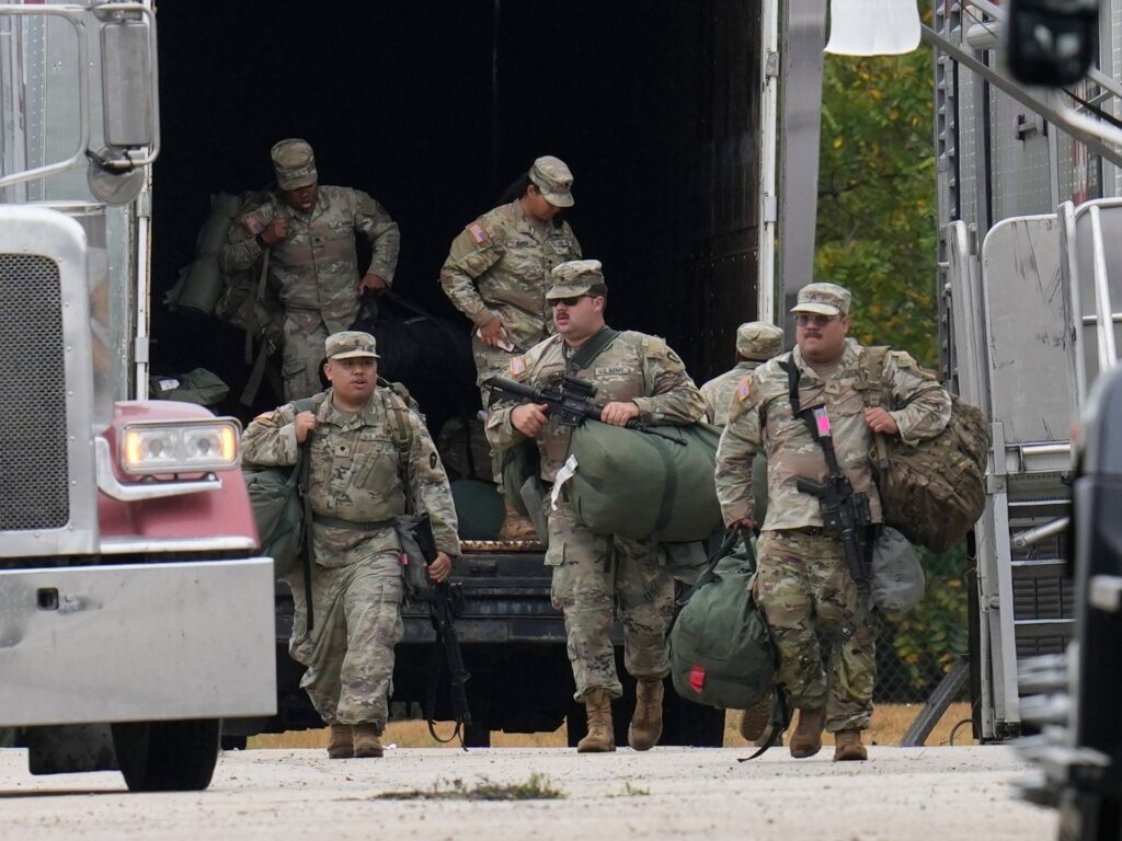 US National Guard troops arrive in Illinois as Trump escalates crackdown | Donald Trump News