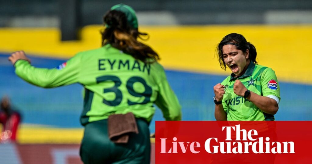 Women’s Cricket World Cup: Australia v Pakistan – live | Women's Cricket World Cup