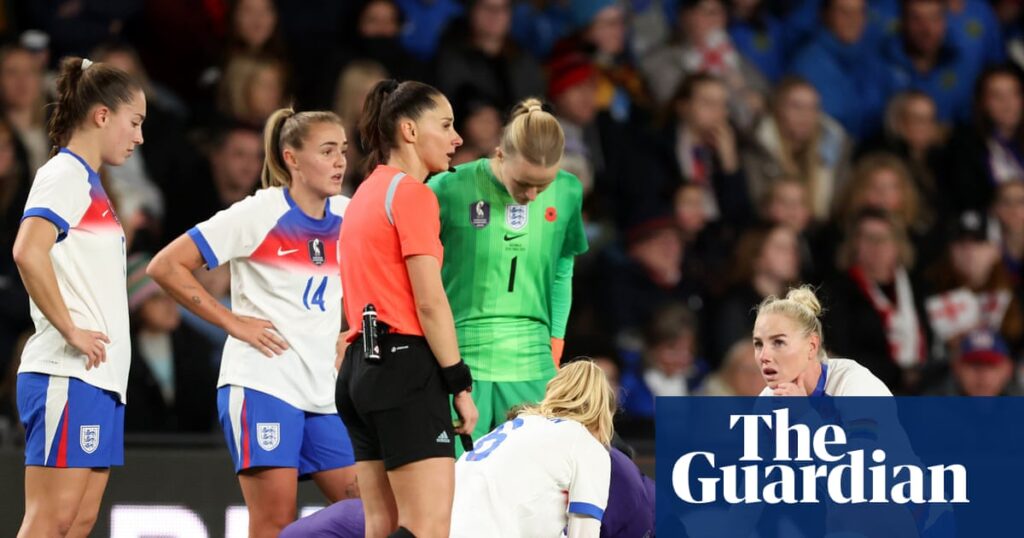 ‘An awful moment’: Sarina Wiegman says Agyemang injury ‘doesn’t look good’ | England women’s football team ‘An awful moment’: Sarina Wiegman says Agyemang injury ‘doesn’t look good’ | England women's football team