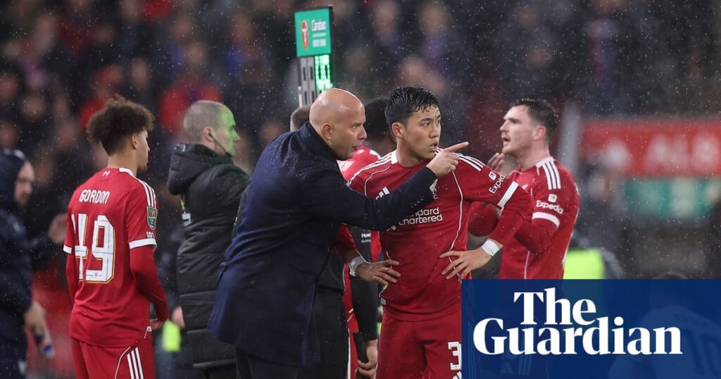 ‘This felt the right decision’: Slot defends Liverpool selection for Palace tie | Liverpool ‘This felt the right decision’: Slot defends Liverpool selection for Palace tie | Liverpool
